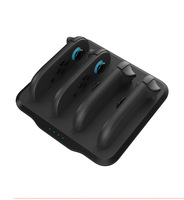 Untuk 2 Joy-Con Charging Dock dengan Dudukan Magnetik Tipe-C, Proteksi Tegangan Lebih/Arus Lebih, Konstruksi Plastik