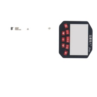 Panel de Teclas Personalizado para Detector de Metales y Interruptor de Membrana para Cazatesoros, Circuito Conductivo con Pasta de Plata, Resistente al Polvo y al Agua