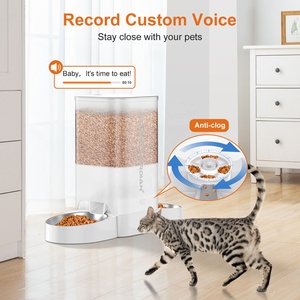 Nouvelles mises à niveau Wifi mangeoire pour animaux de compagnie avec distribution égale pour chats chiens batteries prises en charge distributeur de nourriture intelligent - Product Image 5