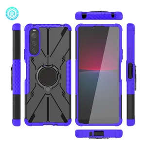 Skidproof capa seca e fina de roiskin, mais recente capa mecha para sony xperia 10 iv de volta