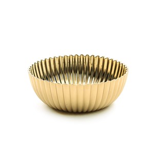 Tazón de plástico para centro de mesa, diámetro 20 H. 7.5CM ORO - Product Image 1
