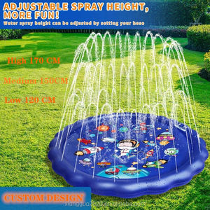 Tapis de jeu d'éclaboussures, jouets d'eau pour enfants, PVC gonflable, arroseur d'extérieur - Product Image 4