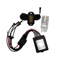 36 LED Rock Light Reinweiß Zinklegierung Atmungsaktives Rock- & Ecklicht IP68 12V Rock Light