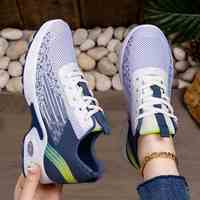 Chaussures de course à coussin d'air pour femmes, baskets légères en maille respirante, antidérapantes, confortables pour la marche
