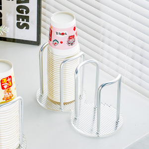 Haiqi <b>Paper</b> Cup Holder Acrylic Stackable Dispenser For Home <b>Kitchen</b> Luxury Style - Product Image 3
