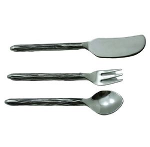 Unique Design 2021 Restaurant Use Antique Handle Stainless Steel Flatware Set Fork Spoon Cutlery Set Bag Customized Logo - Product Image 5