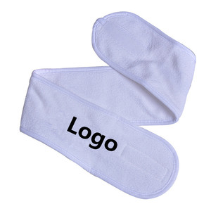 Bandeau cosmétique de Spa brodé en <span class=keywords><strong>microfibre</strong></span> avec Logo - Product Image 5