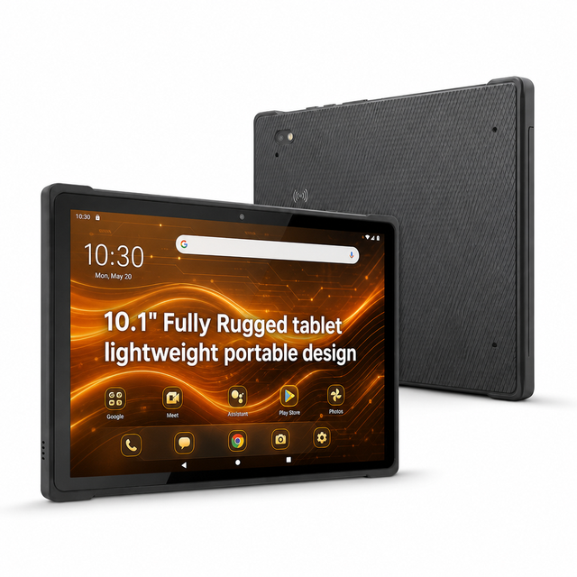 10.1 Inch Slim Industrial Tablet Android Rugged Tablet with Keyboard 2D Scanner Medical Tablet Business Data Terminal IP65