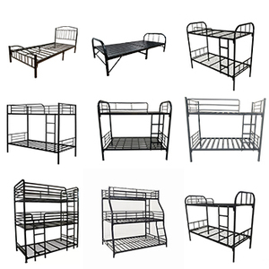 Fabrieksprijs Dubbele Triple School Slaapzaal Decker Metaal Staal Student Ijzeren Stapelbed Voor Volwassenen Stapelbedden Kids - Product Image 6