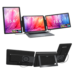 Nuevo producto 2026: Monitor triple portátil de 15.6 pulgadas con doble pantalla extendida, desmontable, vertical y horizontal, para laptop - Product Image 1