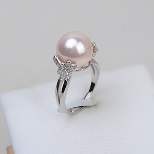 Anillo Abierto de Plata S925 para Mujer con Perla Natural, Accesorios DIY, Talla 13.5-14.5, Bandeja de Joyería de Acero Inoxidable 158 - Product Image 2