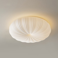 Plafonnier moderne de style crème simple pour chambre principale salle à manger étude citrouille chambre d'enfants lustre en acrylique