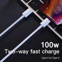 Câble USB-C vers USB-C de charge rapide en gros, PD 100W 5A avec puce E-marker pour MacBook Pro