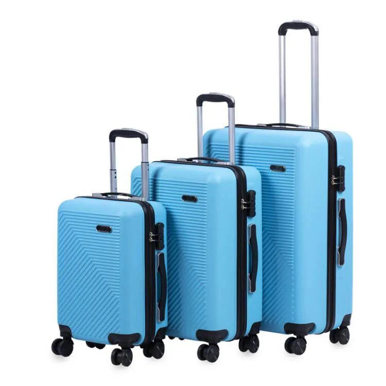 ABS Hardside Extensible Spinner Wheel Ensembles de bagages Ensembles de 3 pièces, valise de voyage ensemble de bagages pour l'extérieur