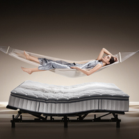 Sommier et cadre de lit électrique réglable moderne, taille Queen et King, lit à mouvement séparé avec massage