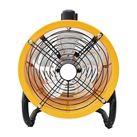 Ventilateur axial industriel à 3 vitesses réglables, grand volume d'air pour la ventilation et le refroidissement des entrepôts, ateliers et garages