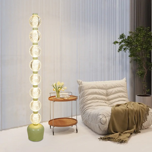 Modern Minimalist Pearl <b>String</b> Standing Floor Lamp Designer for Living Room Dining Room Bedroom Study Showroom Homestay - Product Image 6