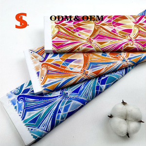 Tissu en coton <span class=keywords><strong>imprimé</strong></span> biologique peigné popeline tissé uni pour vêtements, robes, jupes, chemises, confections - Product Image 1