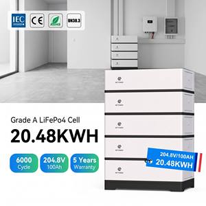 20480Wh High Voltage Split Stackable IP65 Off-grid Home Solar Battery <b>Energy</b> <b>Storage</b> <b>System</b> - Product Image 1