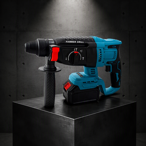 Perceuse à percussion <span class=keywords><strong>sans</strong></span> <span class=keywords><strong>fil</strong></span> LYUWO avec batterie lithium-ion, <span class=keywords><strong>outil</strong></span> électrique <span class=keywords><strong>rotatif</strong></span> pour percer et frapper - Product Image 3