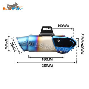 Pour R6 K8 K9 NIN400 ZX6R CBR1000RR GSX750 Z1000 silencieux <span class=keywords><strong>d</strong></span>'échappement de <span class=keywords><strong>moto</strong></span> universel modifié <span class=keywords><strong>Moto</strong></span> <span class=keywords><strong>GP</strong></span> silencieux <span class=keywords><strong>d</strong></span>'échappement vélo - Product Image 6