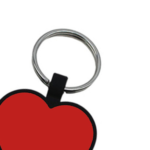 Özelleştirilmiş kimlik QR kodu iki yan silikon Pet köpek anahtarlık yüzük adı etiketi - Product Image 5