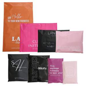 Sac de courrier rose clair, 50 pièces, avec propre logo, <span class=keywords><strong>Amazon</strong></span>, emballage de courrier en plastique personnalisé - Product Image 6