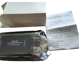 75 أوم إلى 120 أوم G.703E1 BNC إلى RJ45 فيديو <span class=keywords><strong>Balun</strong></span> محول إشارات - Product Image 6