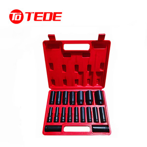 Jeu de clés à douille électriques <span class=keywords><strong>TEDE</strong></span> YD-6618 de 18 pièces, 1/2 pouce, en acier au vanadium et avec coffret en plastique - Product Image 5