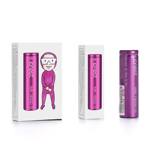 Fabricant chinois Garantie 1 an <span class=keywords><strong>Efest</strong></span> 14500 650mah 9.75A 3.7v Batterie rechargeable au lithium Li ion 14500 - Product Image 1
