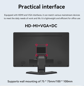 Moniteur de jeu pour bureau à domicile 15,6 pouces IPS TN 1920x1080, 75Hz, écran large LCD LED pour ordinateur de bureau, écran IPS HDR, prix OEM - Product Image 5