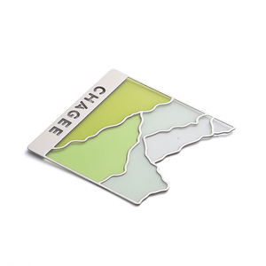 Imán de Refrigerador de Metal con Logotipo Personalizado, Recuerdo Turístico de Montaña, Forma Irregular - Product Image 2