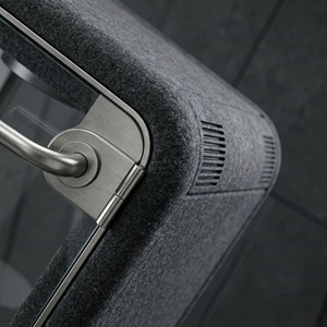 Cabina Modular Insonorizada para <span class=keywords><strong>Reuniones</strong></span> <span class=keywords><strong>de</strong></span> 4 Personas |   <span class=keywords><strong>Sala</strong></span> Acústica con Marco <span class=keywords><strong>de</strong></span> Aluminio Ignífugo para Colaboración Corporativa - Product Image 4