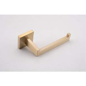 Ensemble de 4 pièces de quincaillerie de salle de bain DB Modern avec porte-serviettes finition en acier inoxydable pour hôtels et salles de bains contemporaines - Product Image 5