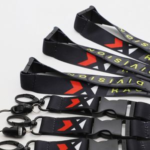 Custom Polyester Detachable Phone Lanyards Heat Transfer Safety Breakaway With Phone <b>Clip</b> Keychain Lanyards - Product Image 3
