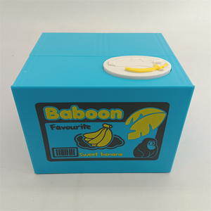 Bán Buôn Nhựa Con Heo Đất Ngân Hàng Khỉ Con Chuối Thiết Kế Favourite Đồ Chơi Tiền Bộ Sưu Tập Hộp Con Heo Đất Ngân Hàng Tiền Tiết Kiệm Hộp - Product Image 3