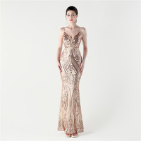 33318-S #2025 nouveau commerce extérieur Banquet déesse Placement fleur paillettes perlées profonde V grosse dame robe grande taille robe Super taille