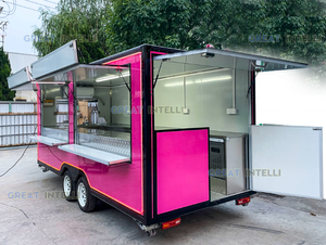 Complete Solution Mobile Kitchen Foodtrucks Coffee Concession Food Trailer Fully Equipped Kitchen Ce Cream Trailer Food Trucks - Product Image 4