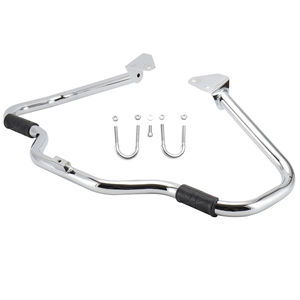 Protector de motor de barra de choque de bigote delantero de acero sólido para motocicleta <span class=keywords><strong>Harley</strong></span> <span class=keywords><strong>Davidson</strong></span> Dyna 2000-2017 - Product Image 1