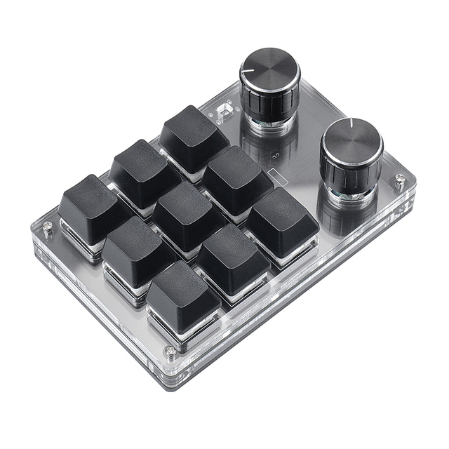 Macro Gaming Hotswap Keypad Keyboard Wireless USB Custom Mechanical with Knob Volume Button Programming