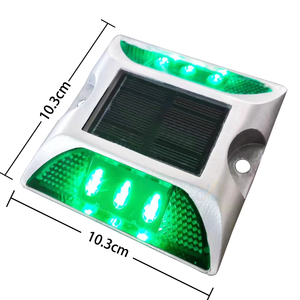 공장 가격 태양 도로 스터드 라이트 알루미늄 반사 고양이 눈 마커 <span class=keywords><strong>led</strong></span> 깜박이는 도로 스터드 - Product Image 2