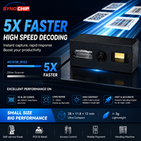 Módulo Escáner de Código QR AD103B Integrado, Lector de Códigos de Barras 1D 2D, CMOS 640x480, USB TTL 232 para Kiosco, Torniquete, Control de Acceso