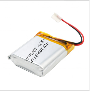 103035 1000mah <span class=keywords><strong>3</strong></span>,7 v lithium-polymer-ion batterie zellen pack ladegerät mit kc für auto power bank - Product Image 3