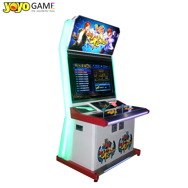32 Inch Arcade Machine Street Fighter Pandora Box Fighting Game Console 2 Player Video Game Metal Cabinet Coin-operated Machine