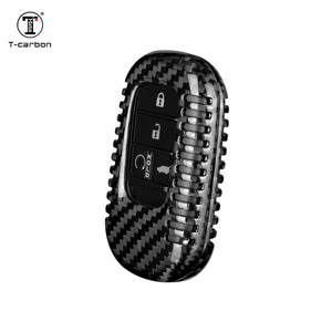 Accessoires auto Couverture de clé de voiture pour <span class=keywords><strong>Honda</strong></span> <span class=keywords><strong>Civic</strong></span> Ventes d'usine Étui de clé de voiture en fibre de carbone pour clés Style de mode - Product Image 6
