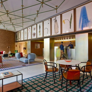 Ensemble de meubles de chambre d'hôtel en panneaux de bois design moderne haut de gamme pour hôtel et resort de luxe - Product Image 2