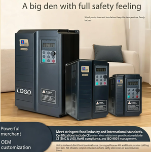 Variateur de fréquence 4KW, entrée monophasée 220V, <span class=keywords><strong>sortie</strong></span> triphasée 380V, 1000Hz pour moteur de broche CNC - Product Image 2