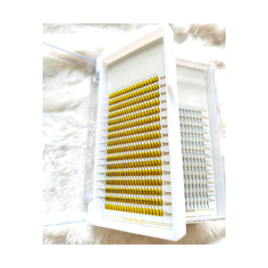 Pestañas postizas 3D, pestañas con etiqueta privada, bandeja de extensiones de pestañas con volumen, profesional, negro, personalizado - Product Image 3