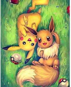 Peinture de diamant 5D à la mode, <span class=keywords><strong>Pikachu</strong></span> jaune, peinture format relaxation - Product Image 2