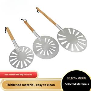 Pelle <span class=keywords><strong>à</strong></span> <span class=keywords><strong>pizza</strong></span> ronde en aluminium avec manche amovible pour four <span class=keywords><strong>à</strong></span> <span class=keywords><strong>pizza</strong></span>, outil <span class=keywords><strong>de</strong></span> transfert <span class=keywords><strong>de</strong></span> <span class=keywords><strong>pâte</strong></span> pour cuisine - Product Image 2